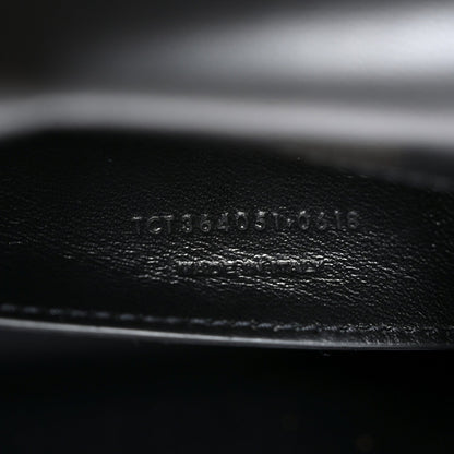Medium Calfskin Satchel Bag - Black