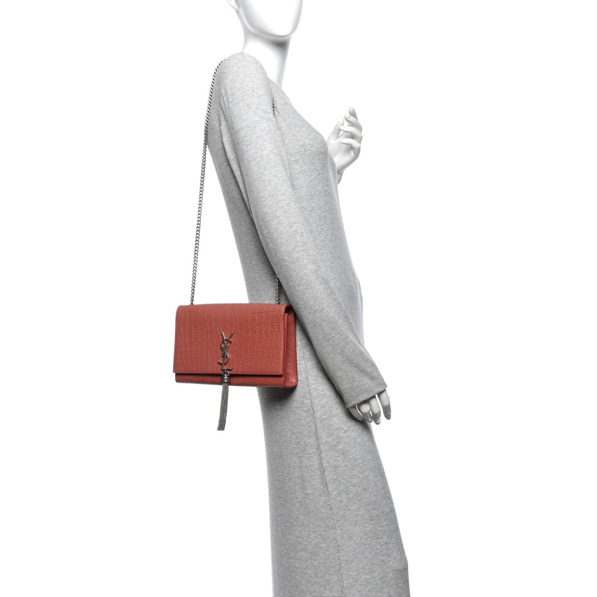 Medium Calfskin Satchel Bag - Pink