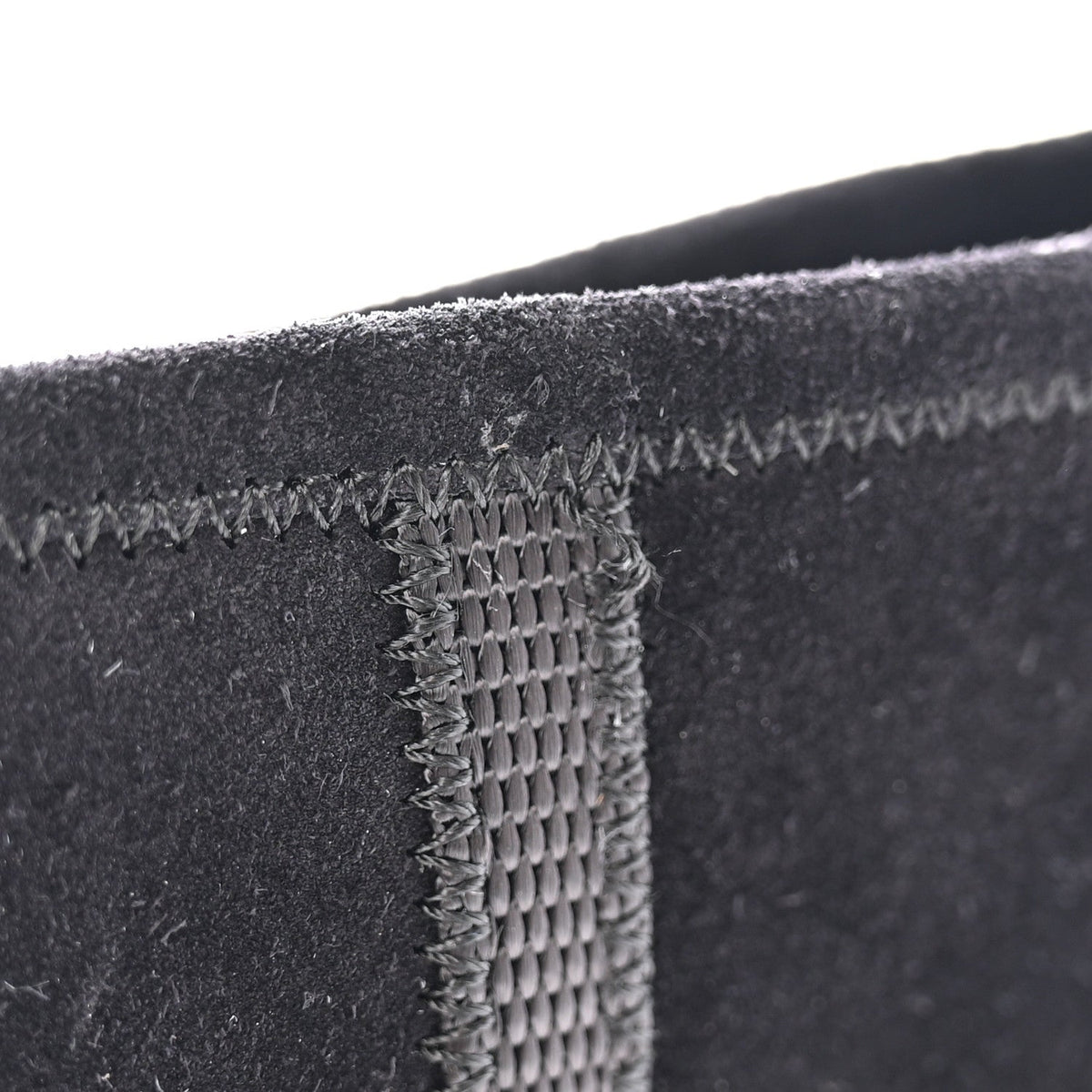 Prada Suede Women's Triangle Logo Zip Boots 40 Black