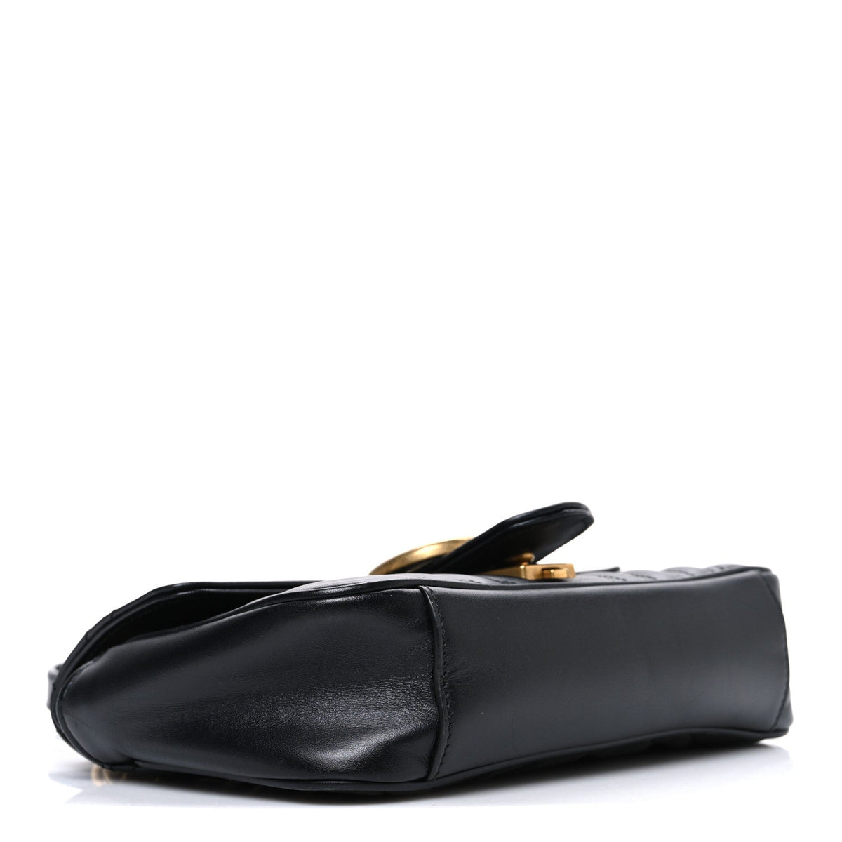 Mini Calfskin Shoulder Bag - Black