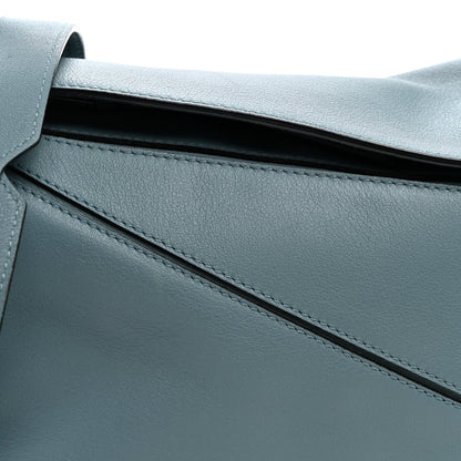 Small Calfskin Handbag - Blue