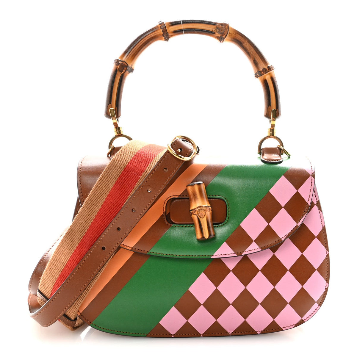 Medium Calfskin Handbag - Brown