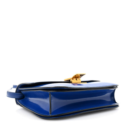 Medium Calfskin Flap Shoulder Bag - Blue