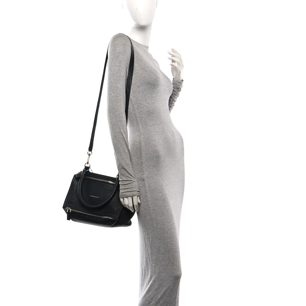 Small Goatskin Handbag - Black