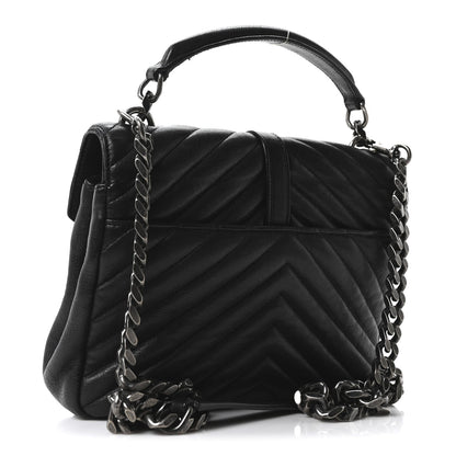 Medium Sheepskin Handbag - Black