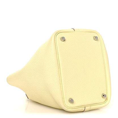 Taurillon Clemence Swift Eclat Picotin L Handbag
