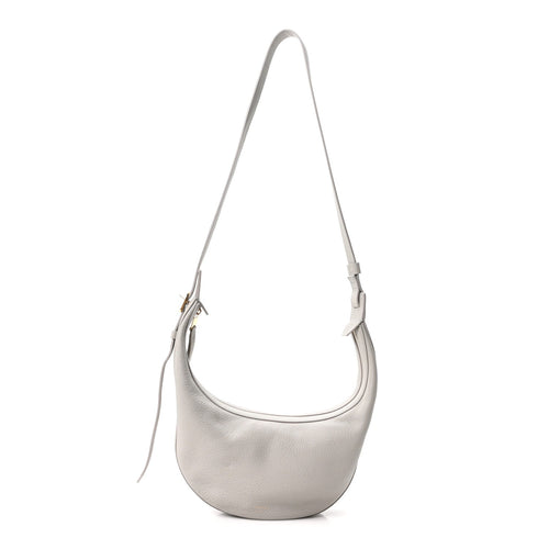 Small Calfskin Crossbody Bag - Grey