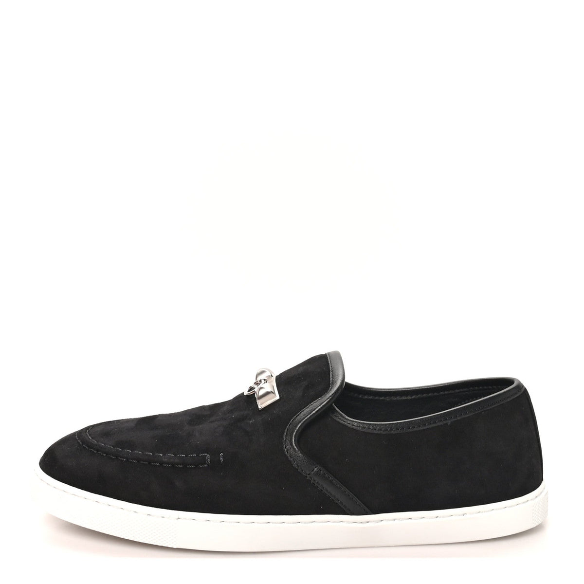Suede Goatskin Nappa Jour Loafers Black
