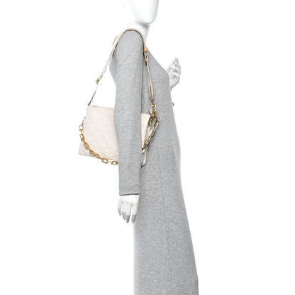 Lambskin Handbag - Beige