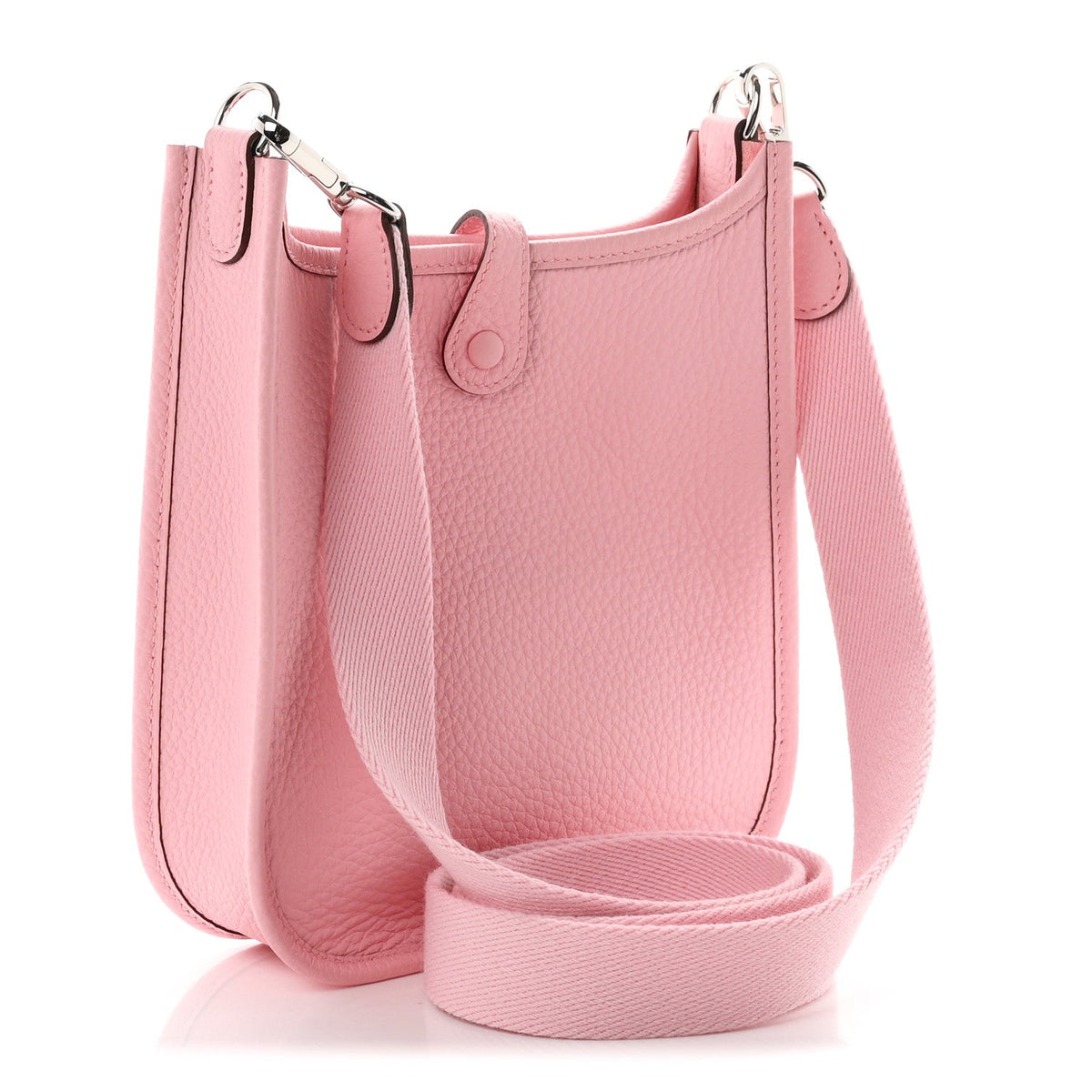 Taurillon Clemence Evelyne Tpm Rose Saku Handbag