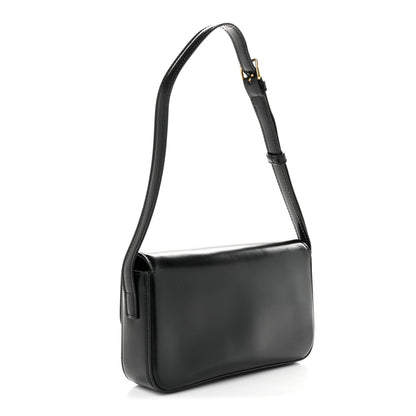 Calfskin Shoulder Bag - Black