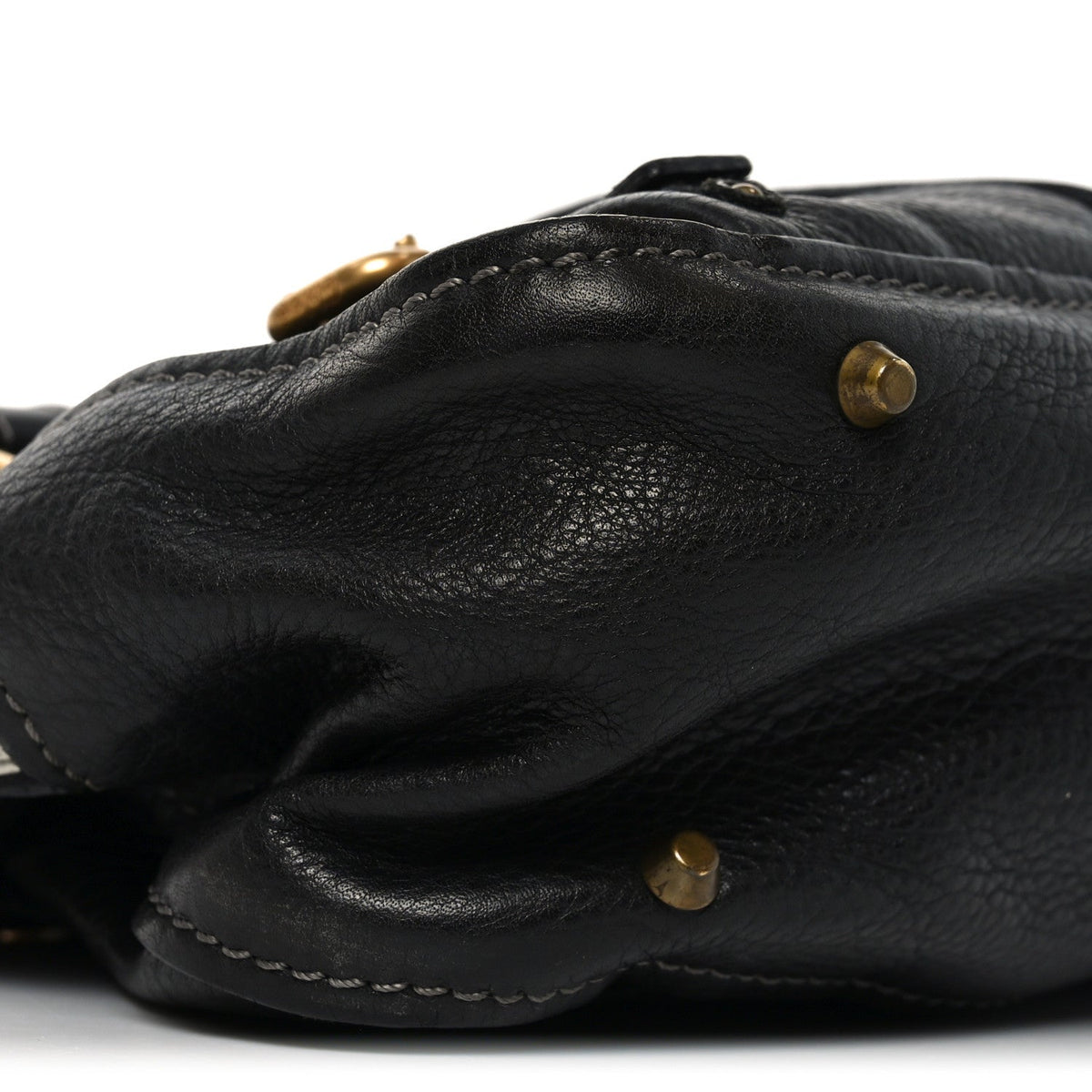 Small Calfskin Shoulder Bag - Black