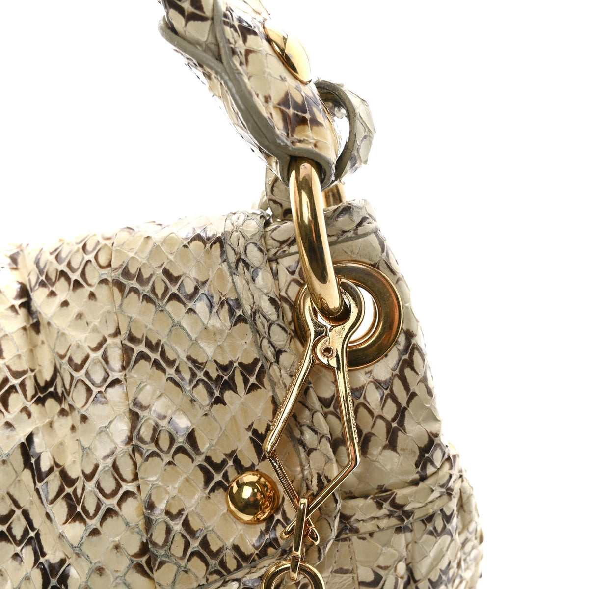 Small Hobo Bag - Beige