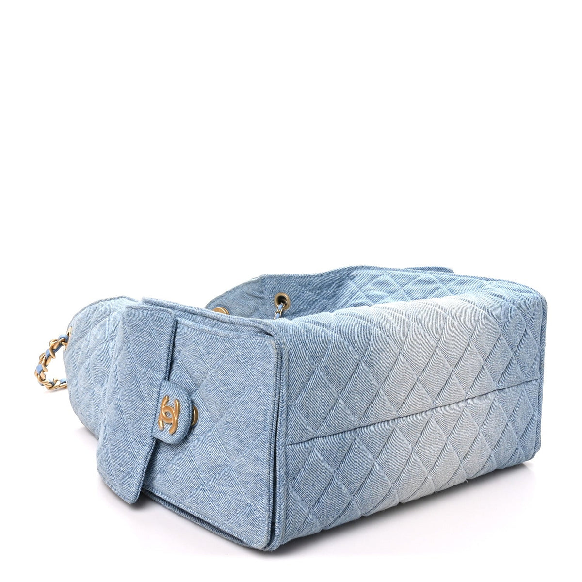 Medium Quilted Handbag - Blue