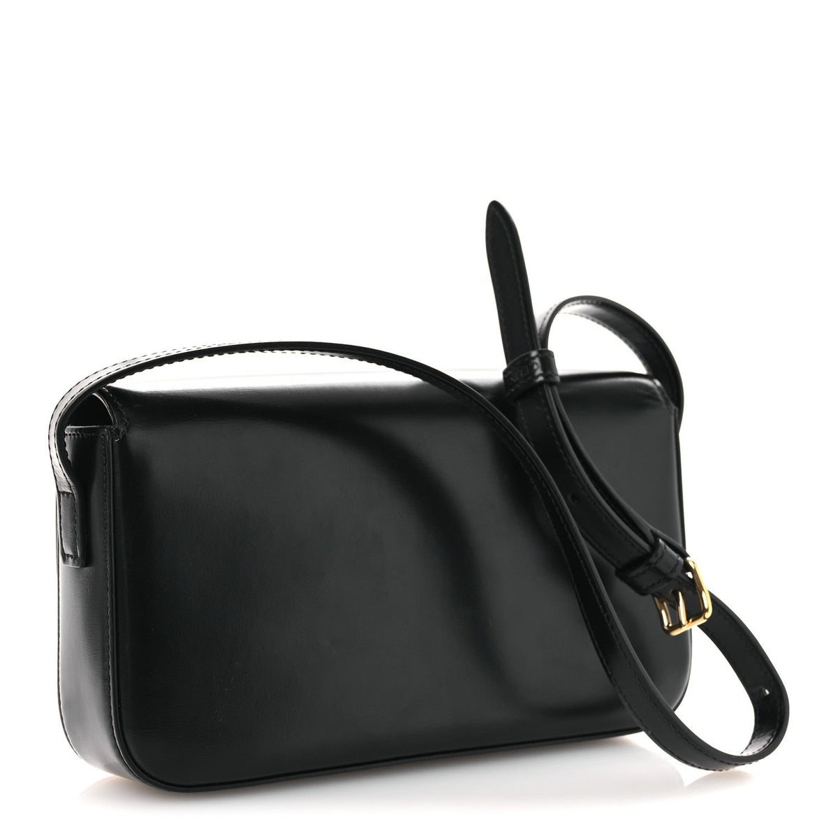 Calfskin Shoulder Bag - Black