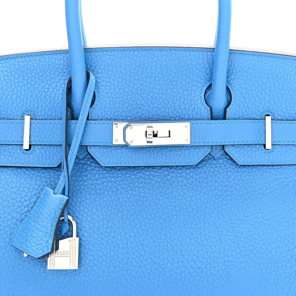 Togo Birkin 30 Bleu Zanzibar Handbag