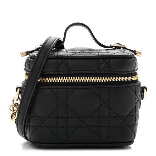 Lambskin Handbag - Black