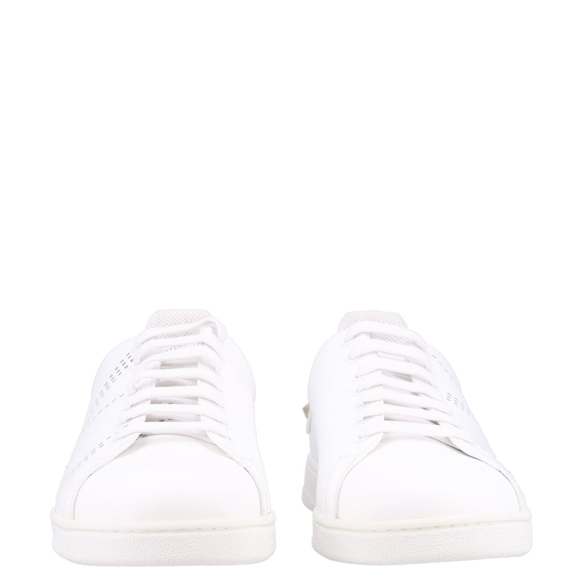 Valentino Garavani Calfskin Men's Backnet Sneakers 46 White