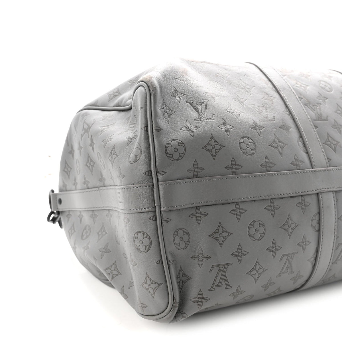 Calfskin Duffel Bag - Gray
