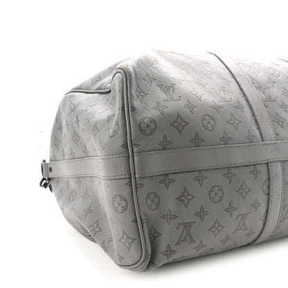 Calfskin Duffel Bag - Gray