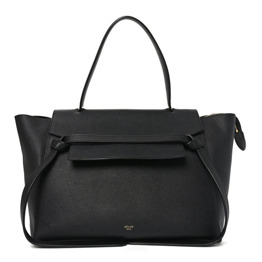 Small Calfskin Belt Bag - Black