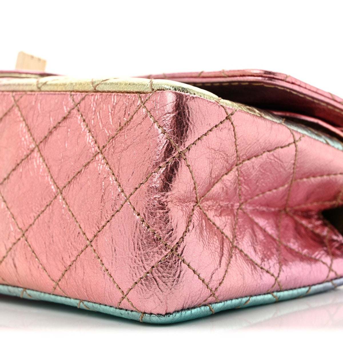 Quilted Goatskin Flap Shoulder Bag