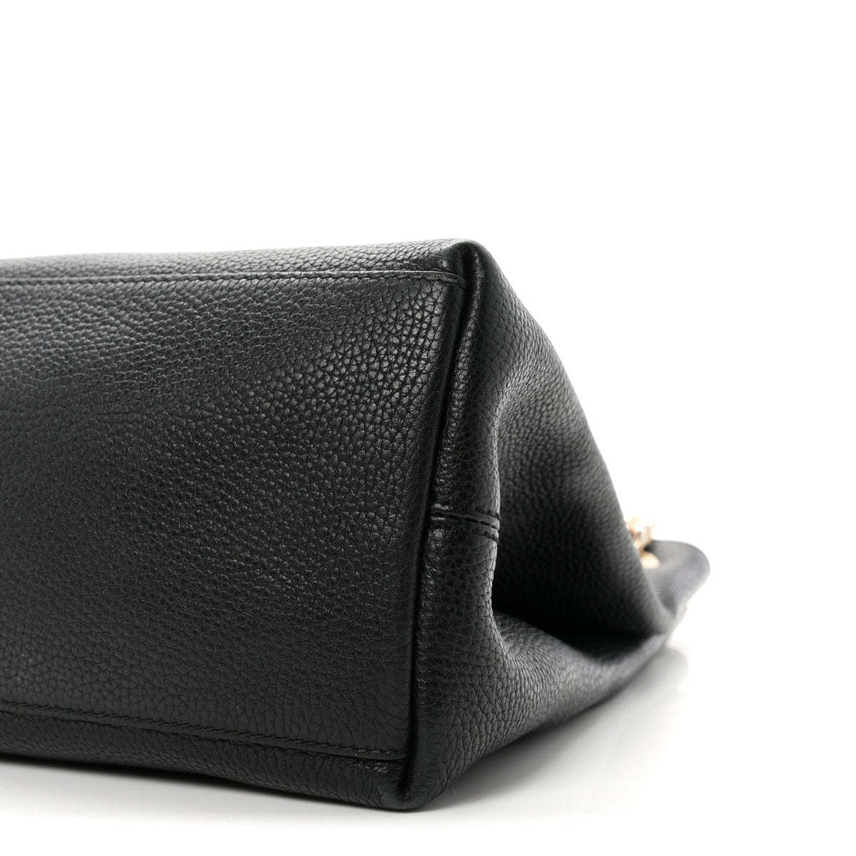 Medium Calfskin Shoulder Bag - Black