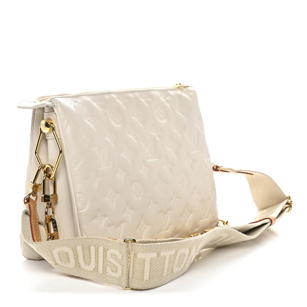 Lambskin Handbag - Beige