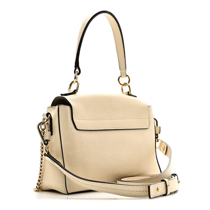 Mini Calfskin Shoulder Bag - White
