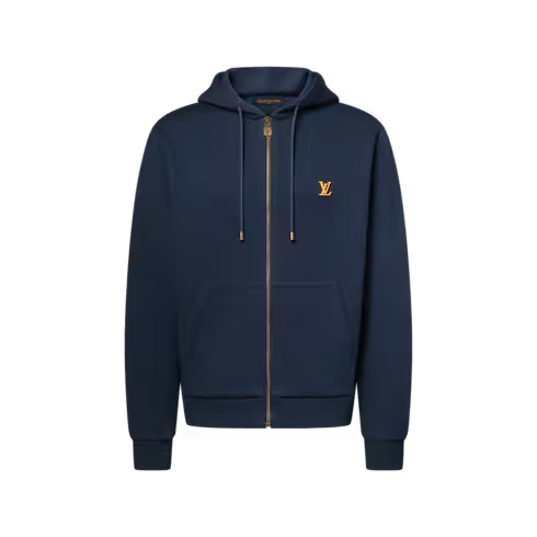 Men's Zippered Hoodie with Signature
