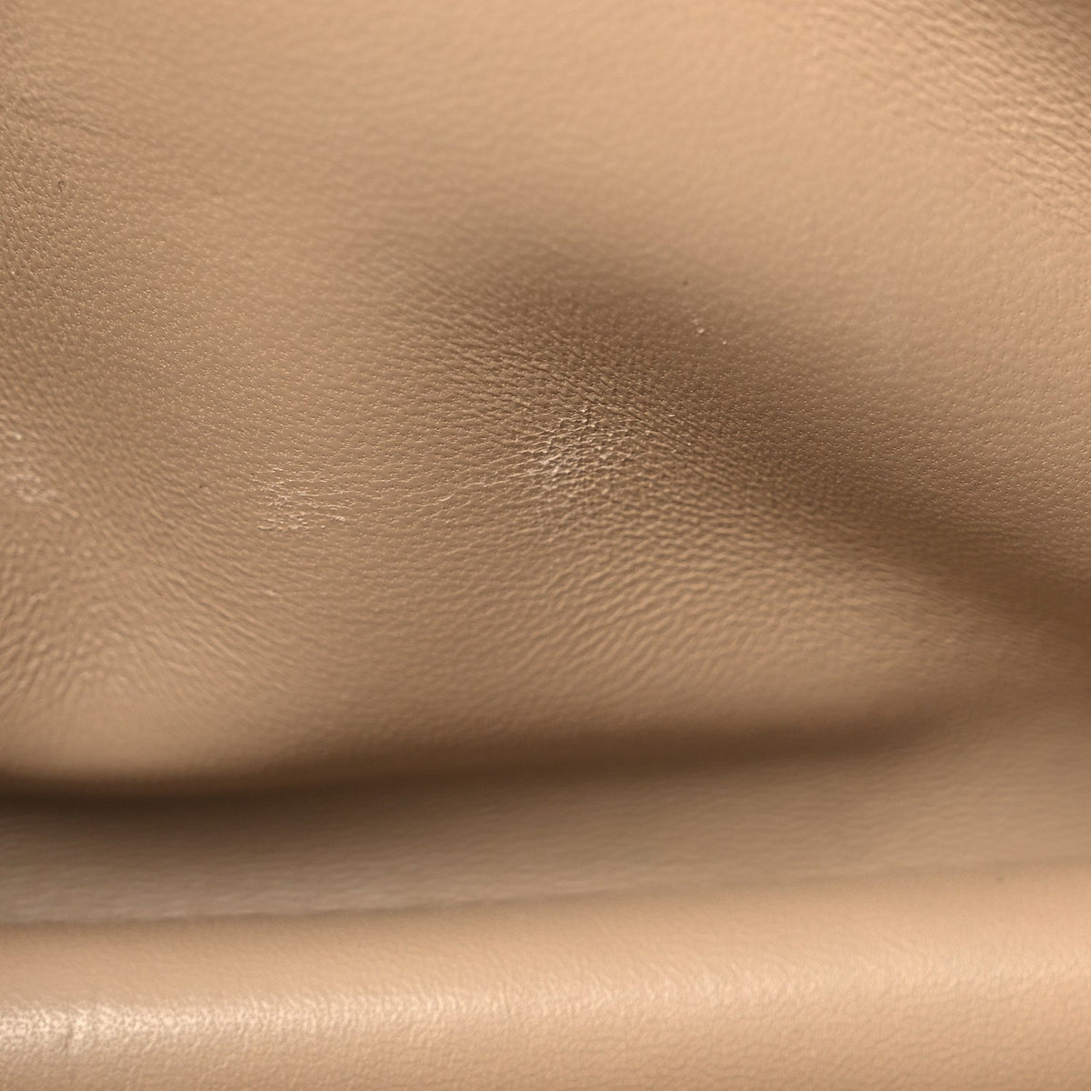 Small Calfskin Handbag - Beige