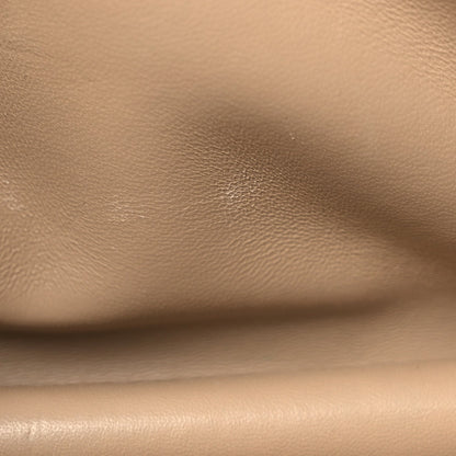 Small Calfskin Handbag - Beige