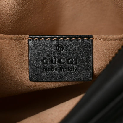 Small Calfskin Shoulder Bag - Black