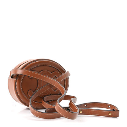 Small Calfskin Crossbody Bag - Tan
