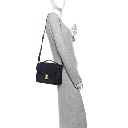 Empreinte Pochette Metis Marine Rouge Handbag