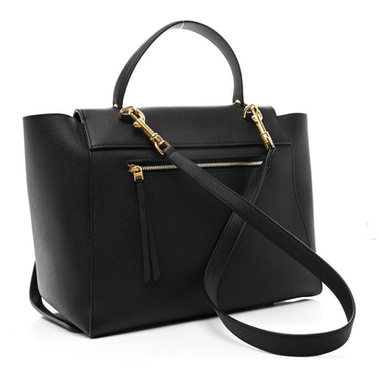 Mini Calfskin Belt Bag - Black