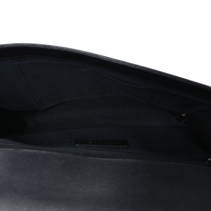Medium Quilted Lambskin Flap Shoulder Bag - Black