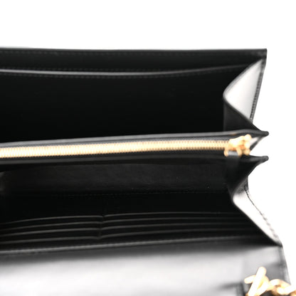 Calfskin Wallet Bag - Black