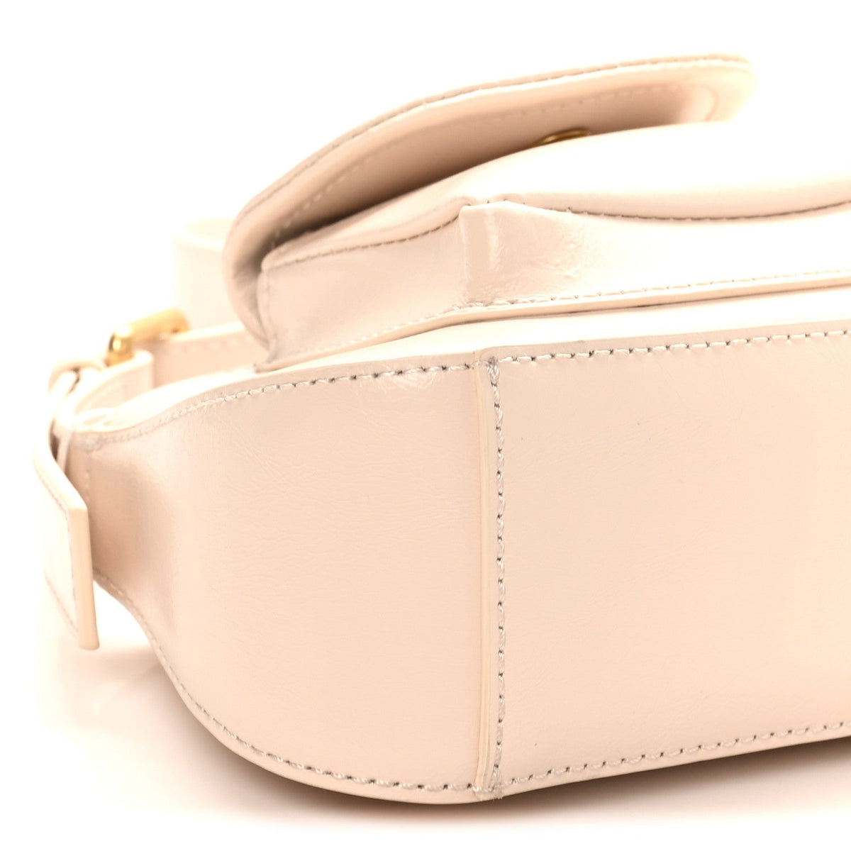 Calfskin Hobo Bag - White