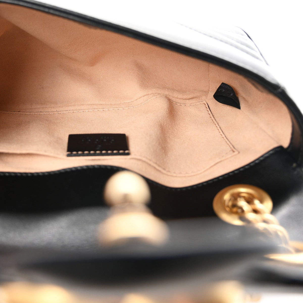 Mini Calfskin Shoulder Bag - Black