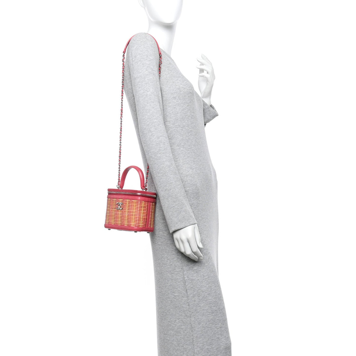 Small Calfskin Handbag - Pink