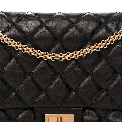 Quilted Calfskin Flap Shoulder Bag - Black