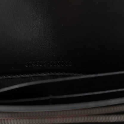 Calfskin Wallet Bag - Black