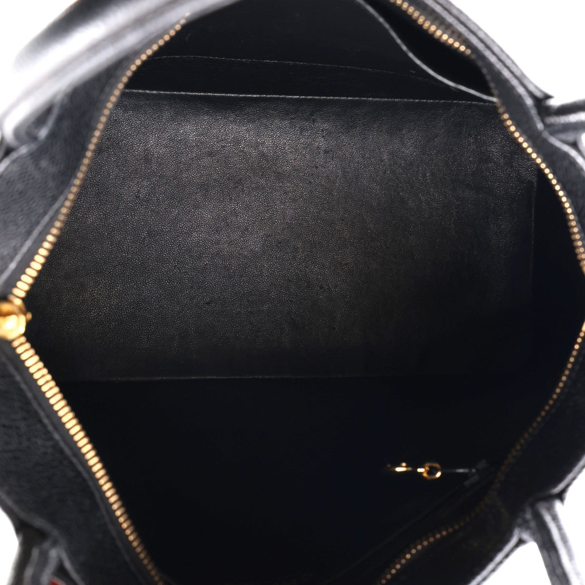 Quilted Caviar Tote Bag - Black