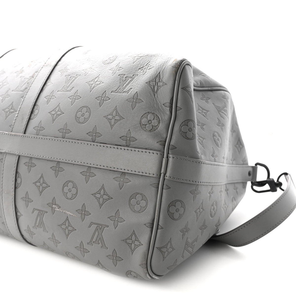 Calfskin Duffel Bag - Gray