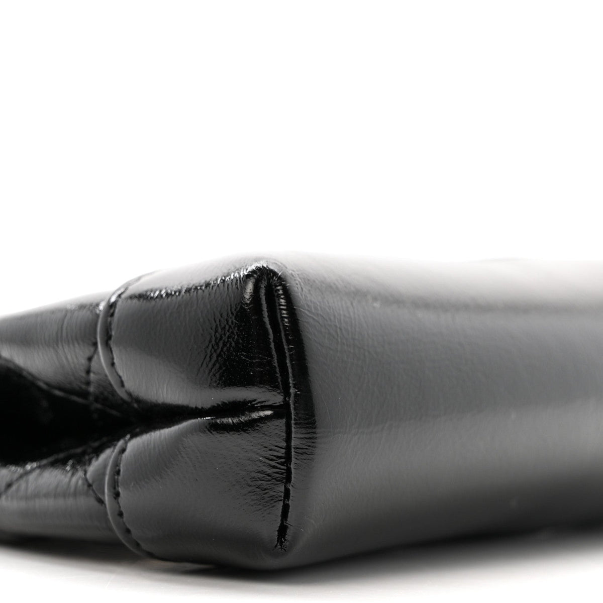 Quilted Lambskin Clutch Bag - Black
