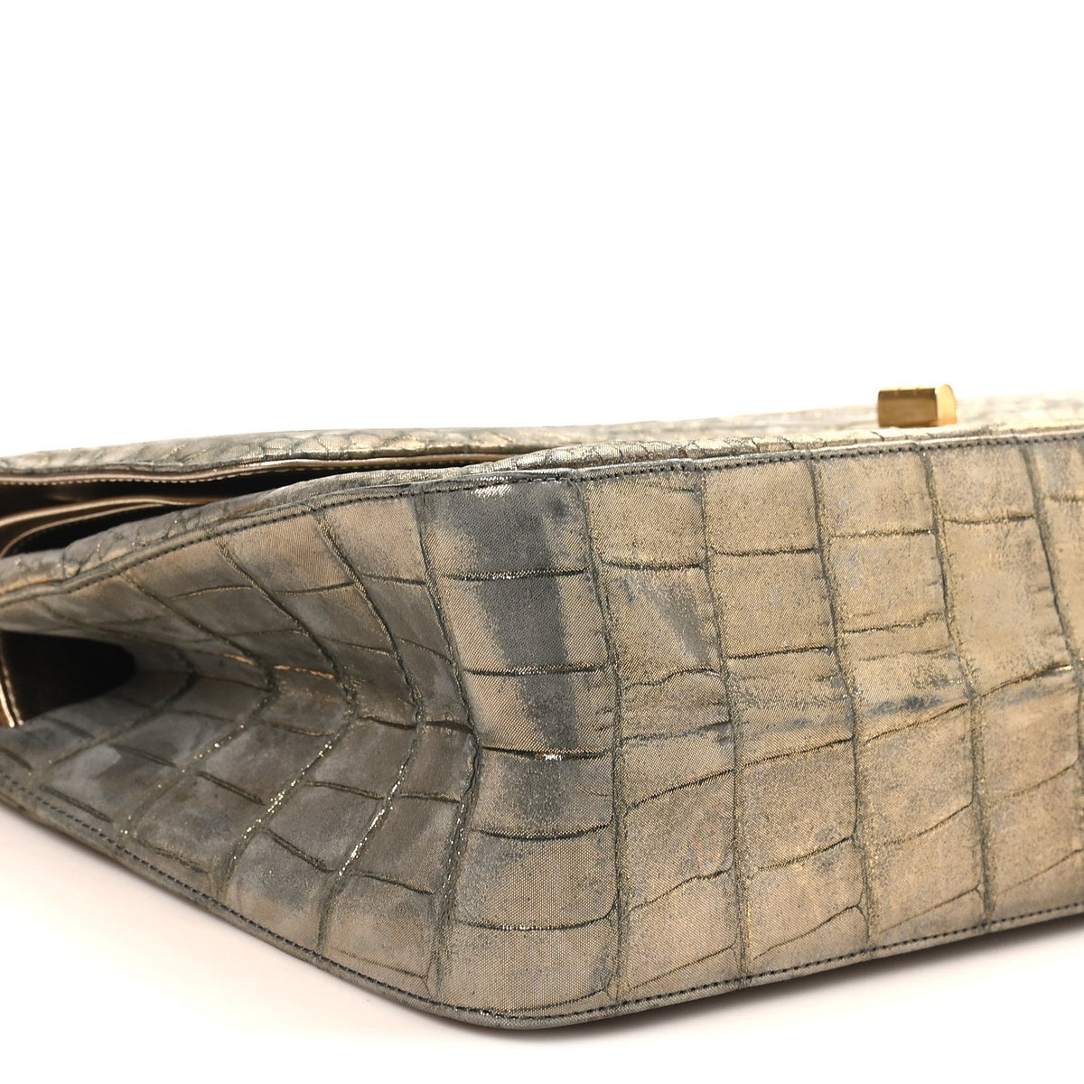 Flap Shoulder Bag - Gold