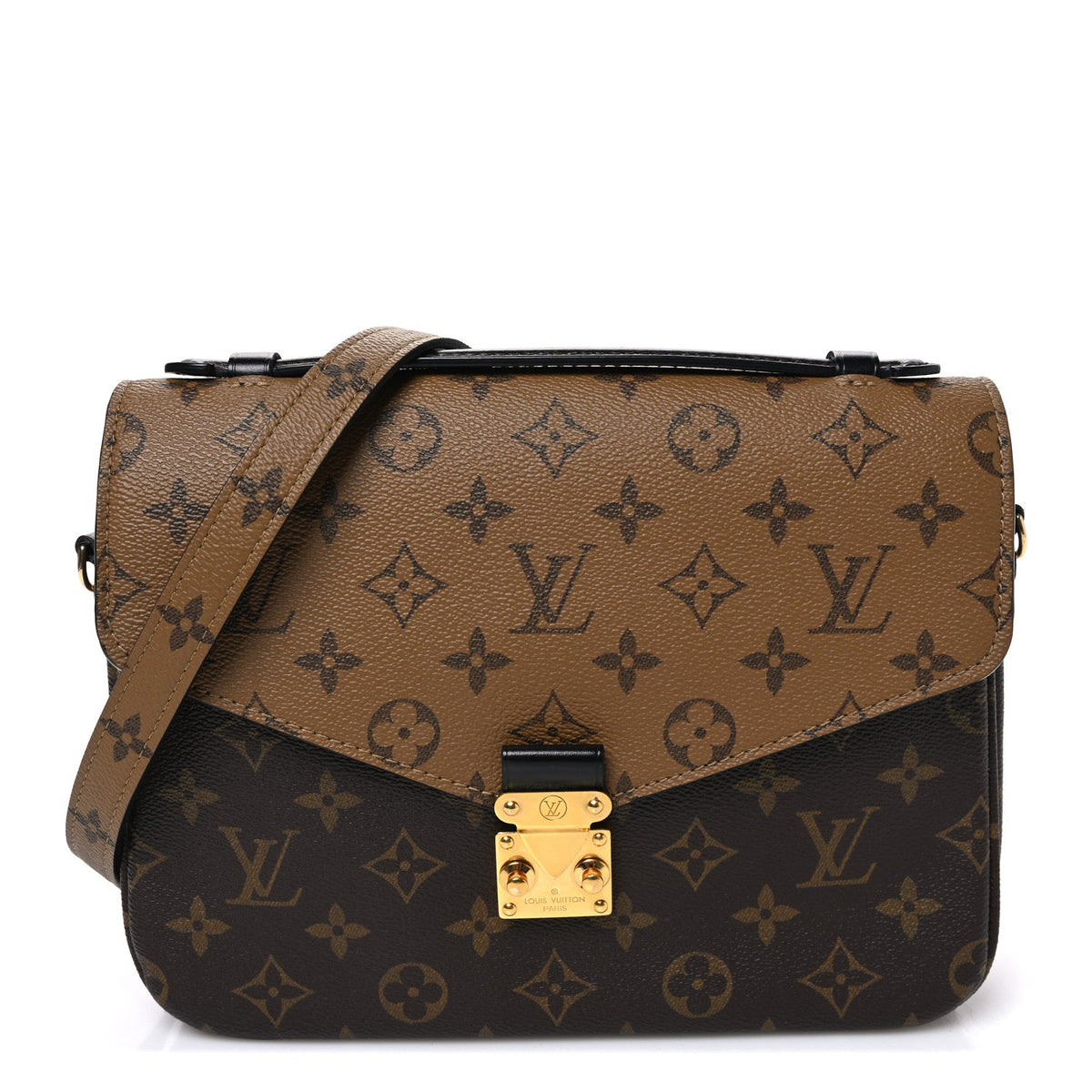 Reverse Monogram Pochette Metis Handbag