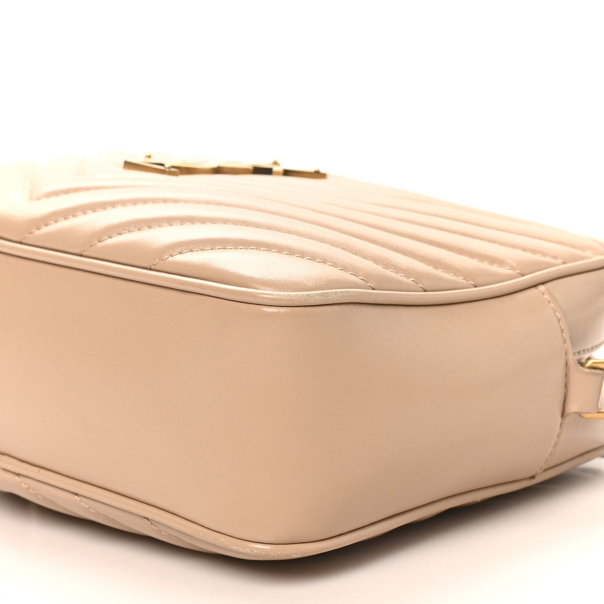 Calfskin Crossbody Bag - Beige