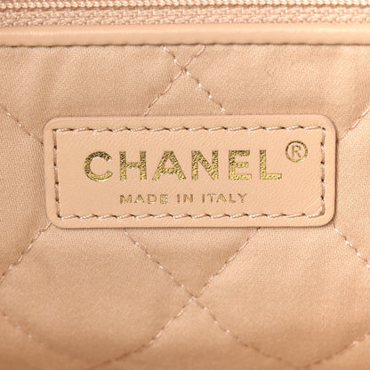 Small Quilted Calfskin Handbag - White